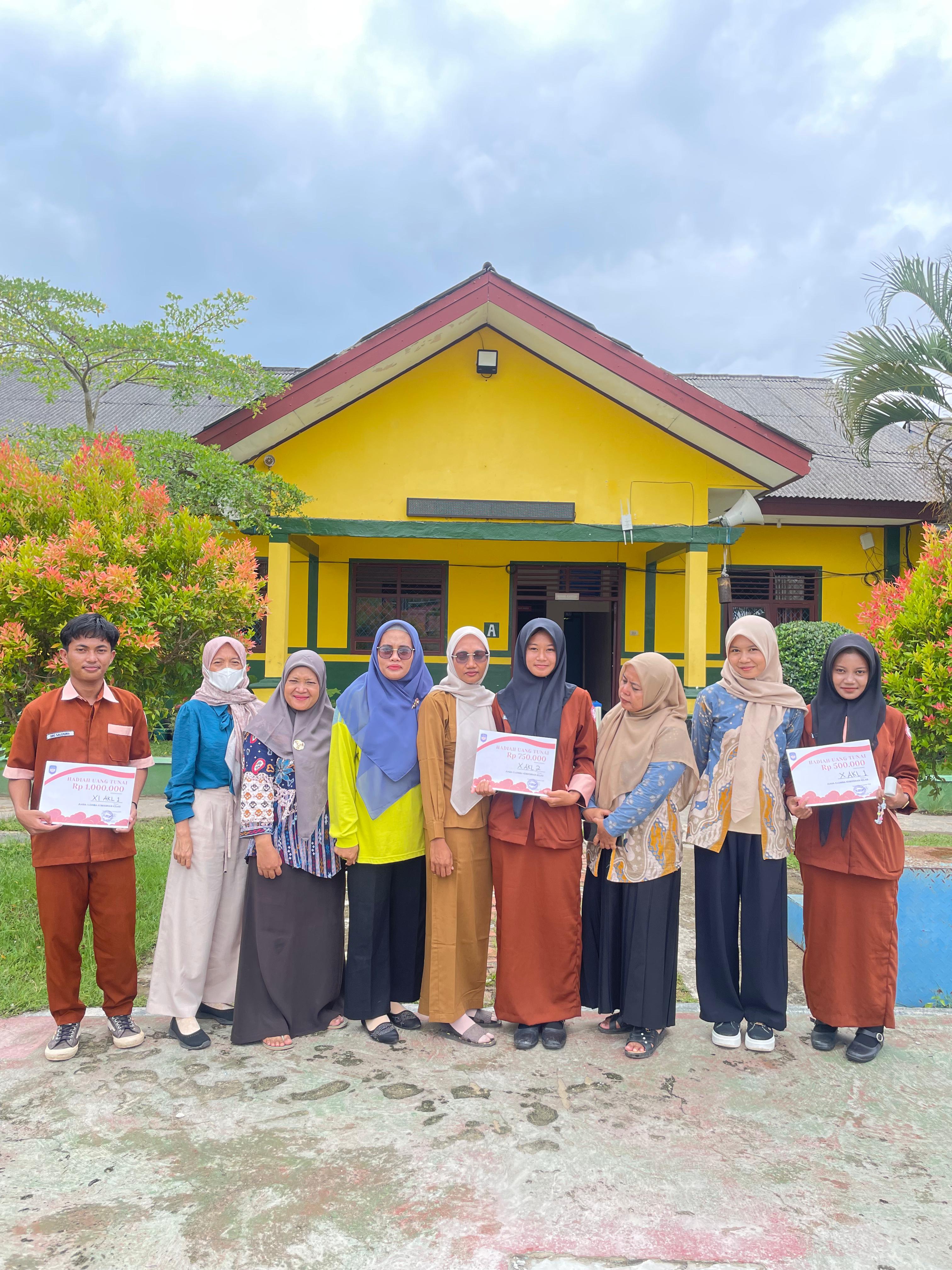 SMKN Rawajitu Timur Laksanakan Kegiatan Classmeet dan Lomba Kebersihan Sebagai Penutup Semester